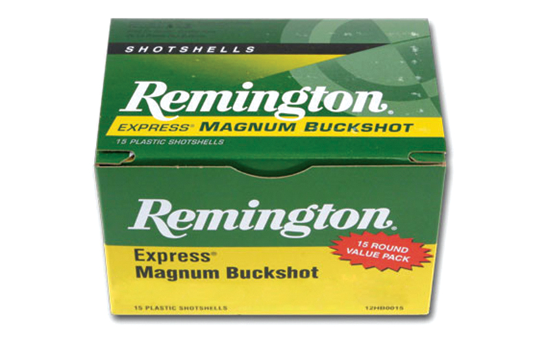 Remington Express Mag 12 Gauge 3.5 in 00 Buckshot, 18 Pellets, 5 Rounds Per Box
