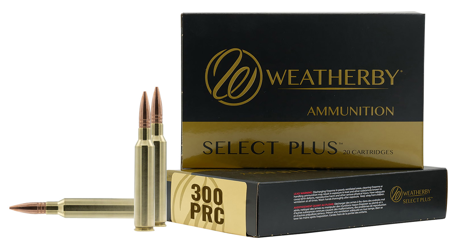 Weatherby .300 PRC 180 Grain Swift Scirocco Select Plus 20 Rounds Per Box
