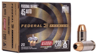 Federal Hydra-Shok .45 ACP 230gr JHP 20rd