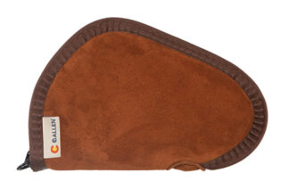 Allen Company Suede Handgun Case 8 in Brown