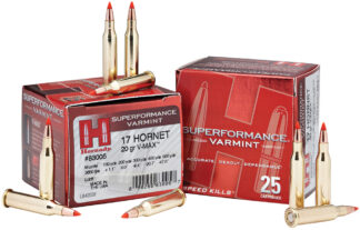 Hornady Superformance Varmint .17 Hornet 20gr V-Max 25 Rounds