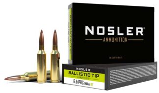 Nosler 6.5 PRC 140 gr Ballistic Tip BTA Spitzer Boat Tail 20-Round Box
