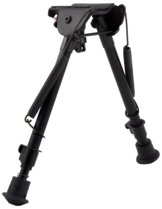 Harris 1A2-LM Bipod 9-13 in Notched Legs, Black Steel/Aluminum