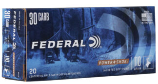 Federal PowerShok .30 Carbine 110Gr, 20 Rounds