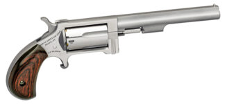 North American Arms Sidewinder Combo .22 Mag/.22 LR Single-Action Revolver, 4" Stainless, 5-Round