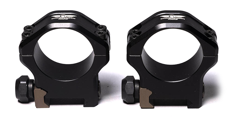 Christensen Arms Ultralight 30mm Low Scope Rings, Picatinny/NATO-STANAG, Black