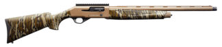 Charles Daly 601 Field 12 gauge shotgun in flat dark earth with Mossy Oak Bottomland stock