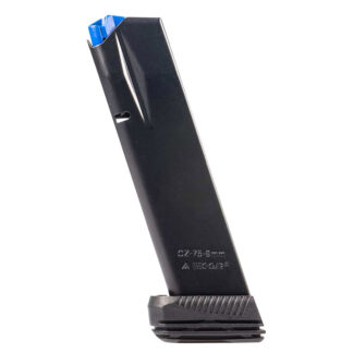 Mec-Gar CZ75 9mm 19-Round Extended Anti-Friction Coating Blue Magazine