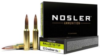 Nosler 6.5mm Creedmoor 120 Grain Ballistic Tip (BTSP) 20 Rounds Per Box