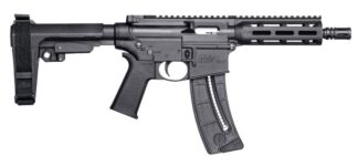 Smith & Wesson M&P15-22 Pistol .22 LR 8" 25-Round Black SBA3 Brace M-LOK