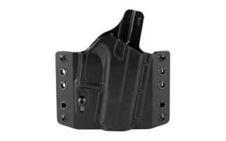 Bravo Concealment BCA Glock 42 OWB Holster, Right Hand, Matte Black Polymer