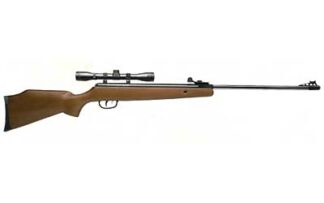 Crosman Optimus .177 Break Barrel Air Rifle with 4x32mm Scope, Brown Hardwood Stock
