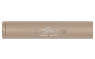 Gemtech GM-22 .22 LR Suppressor 5 in FDE