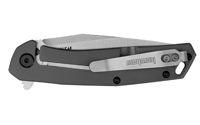 Kershaw Align 3.15 in Assisted Folding Knife, Clip Point, Stainless Handle, Satin/Gray