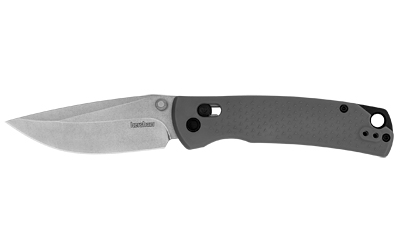 Kershaw Sequence Folding Knife 3.32 in Clip Point, Gray Stone-Washed