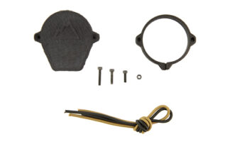 One Hundred Concepts Ruggedized Rear ScopeCap Size 3 Lens Cover, Matte Black