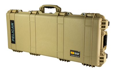 Pelican 1700 Protector Rifle Case, Tan, 39 x 19 x 7 in