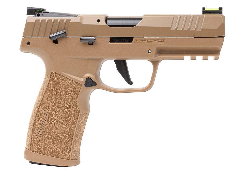 Sig Sauer P322 .22 LR 4 in Fiber Optic Coyote Optic Ready