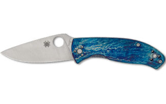 SPYDERCO TENACIOUS TI DISRY BLU/SLV