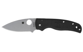 SPYDERCO SHAMAN LTWT 3.58" BLK/SLV