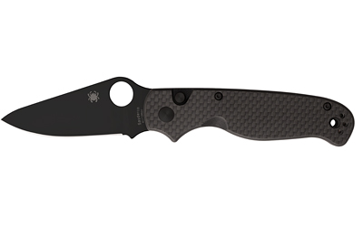 SPYDERCO BUTTONUP CF PE 3.27" BLK