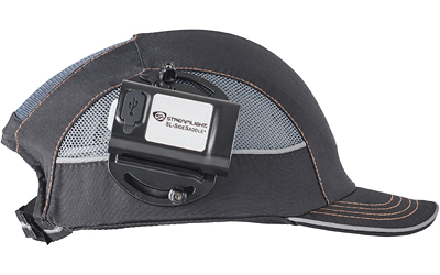 Streamlight SL-SideSaddle USB Rechargeable Hat/Helmet Light, 400 Lumens, Black