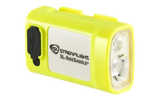 Streamlight SL-SideSaddle USB Rechargeable Hat/Helmet Light, 400 Lumens, Yellow