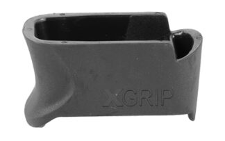 X-GRIP Mag Spacer for Glock 43, ETS 9mm 9-Round Magazines (Black)