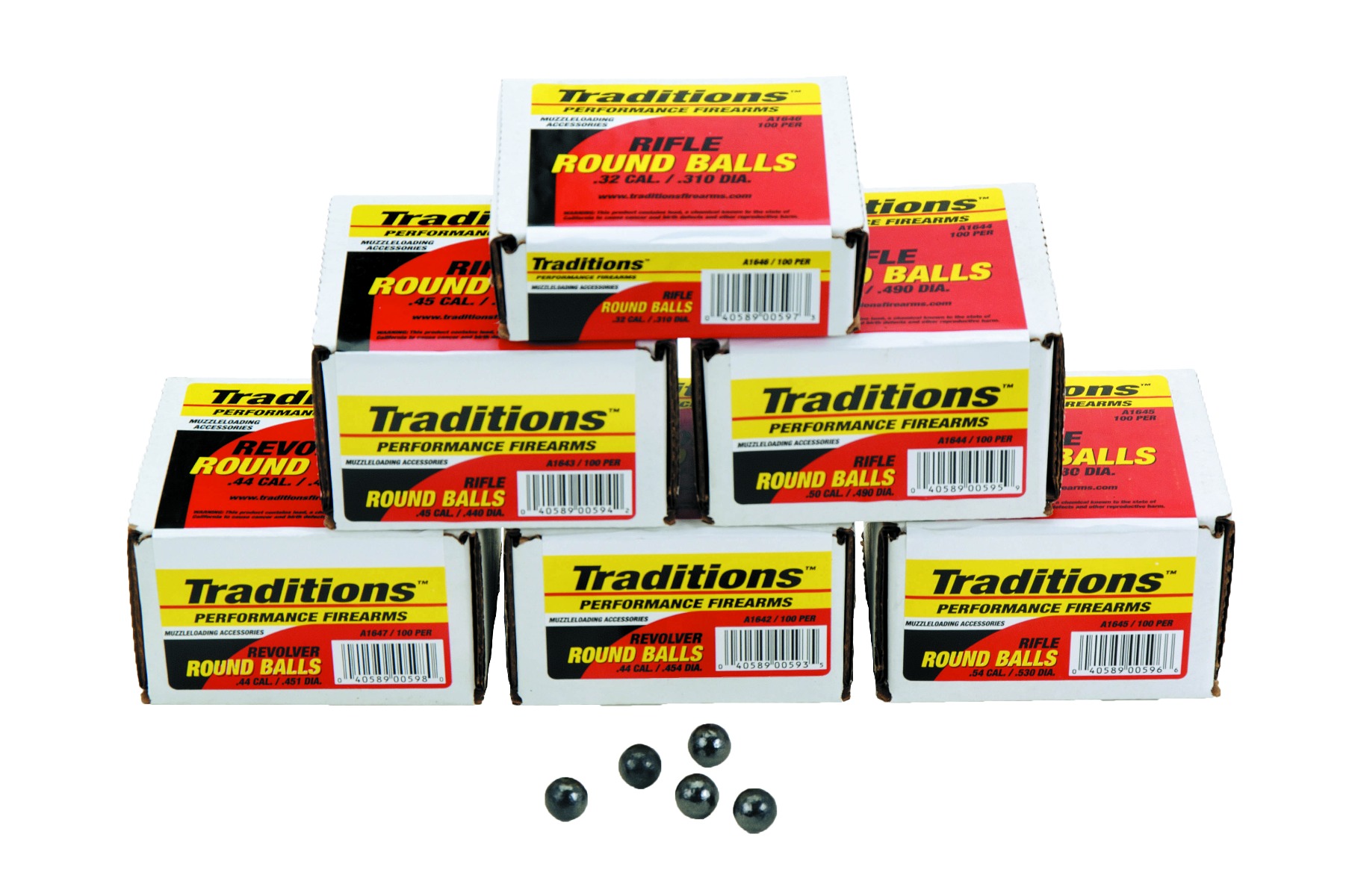 Turner Fabrications .50 Cal 177 Grain Round Ball Muzzleloader Bullets (.490 Diameter)