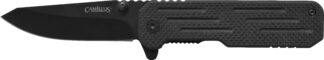 Camillus CHOFF Black Folder Drop Point Knife 2.5" Stainless Steel Blade