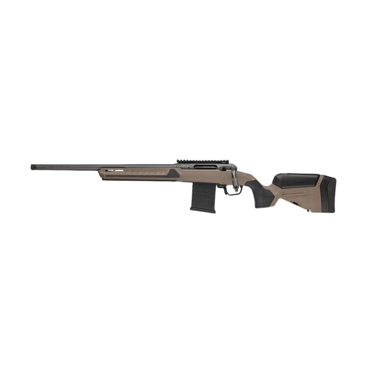 Savage 110 Core Tactical Left Hand .308 Win 10-Round Tan Stock Platinum Cerakoted Fluted Threaded Barrel
