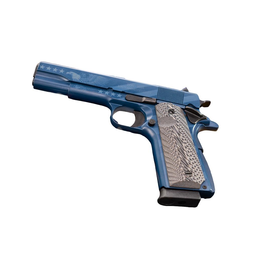 Chiappa 1911 250th Anniversary .45 ACP Semi-Automatic Single-Action 5in 8+1 Blue Navy Cerakote