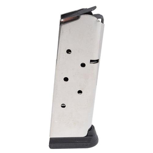 Colt Combat Officer Handgun Magazine Stainless with Bumper .45 ACP 7 Rounds