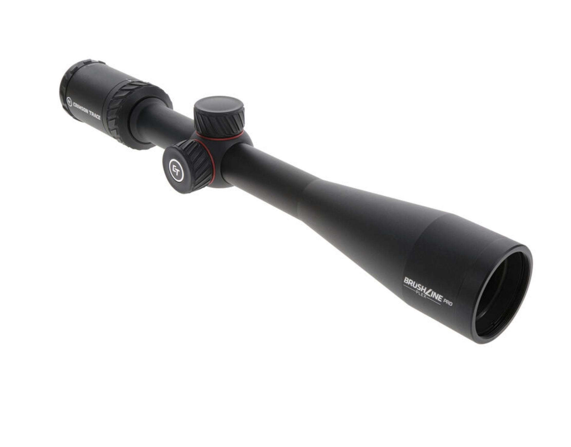 Crimson Trace Brushline Pro 4-12x40mm Rifle Scope, 1 in Tube, SFP, PLEX, Non-Illuminated