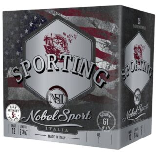 Nobel Sport Due Sporting 12 Gauge 2-3/4 in 1 oz #7.5 Shot 1315 fps Shotshells