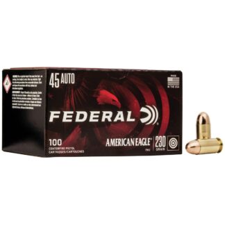 Federal American Eagle .45 ACP 230 Grain FMJ 890 fps 100 Rounds