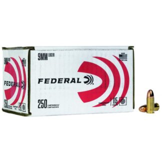 Federal Ammunition Champion 9mm Luger 115 gr FMJ 250 Rounds