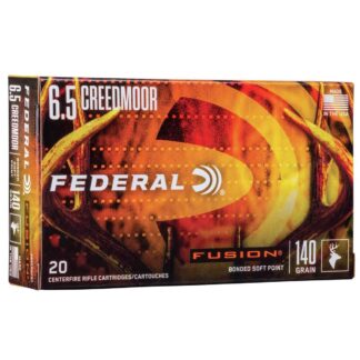 Federal Fusion 6.5mm Creedmoor 140 gr Soft Point 20-Round Box