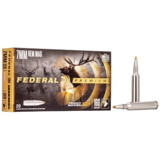 Federal Trophy Bonded Tip 7mm Remington Magnum 160gr Bonded Polymer Tip (20 Rounds)
