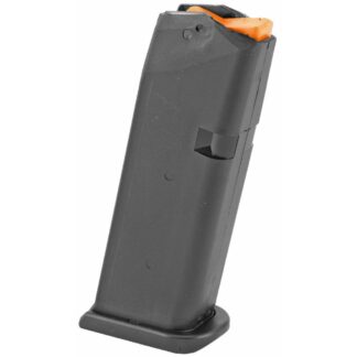 Glock G19 Gen5 9mm 10-Round Detachable Magazine (Black Polymer, Orange Follower)