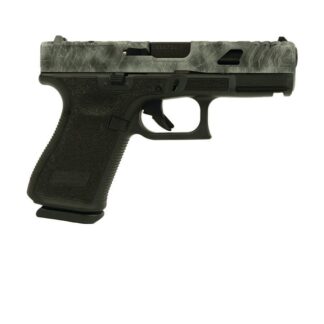 Glock V-Series Model 19 9mm Luger, 4.02 in Barrel, Marble Cerakote, 15-Round Magazines, right side view