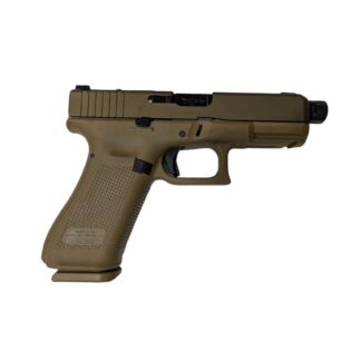 Glock 19X V-Series 9mm Luger Semi-Auto 4.5 in Threaded Barrel, Optic Cut, FDE Cerakote
