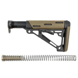 Hogue AR-15/M-16 OverMolded Collapsible Buttstock Assembly, Flat Dark Earth Rubber