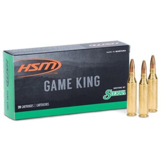 HSM GameKing .35 Whelen 225gr SP Rifle Ammunition, 2550 fps, 20 Rounds
