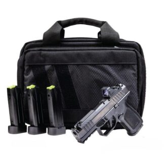 Rost Martin RM1S Comp 9mm Subcompact Semi-Auto Pistol, 3.6 in, Black, 15+1