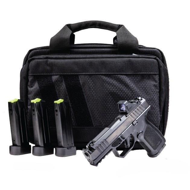 Rost Martin RM1S Comp 9mm Subcompact Semi-Auto Pistol, 3.6 in, Black, 15+1