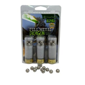 Personal Security Products GunNutts Full Metal Dragon 12ga 2-3/4 in 00 Buck 6 Pellets Dragon's Breath