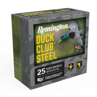 Remington Duck Club Steel 12ga 3 in 1-1/4 oz #2 Shot 1400 fps Shotshells (25 Rounds)