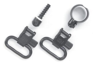 Michaels of Oregon Quick Detach 115 CF Sling Swivels, Black, 2-Pack