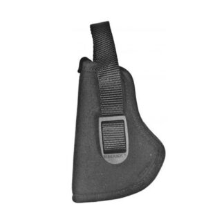 Uncle Mike's Sidekick Hip Holster for 5-1/2 in to 6-1/2 in Barrel Single-Action Revolvers, Black, RH